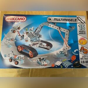 mecca Silver and Blue Building Blocks Set